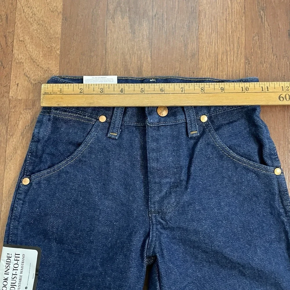 Wrangler Boys Sz 8 Slim Cowboy Cut Jeans 13MWB NWT Adjustable Waist